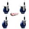 Service Caster 5'' Solid Poly Swivel 1-1/8'' Expanding Stem Caster Set 2 Total Lock Brakes, 4PK SCC-EXTTL20S514-SPUS-2-S-2-118 - alternate 4